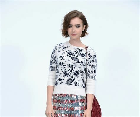 best dressed: lily collins at chanel haute couture 